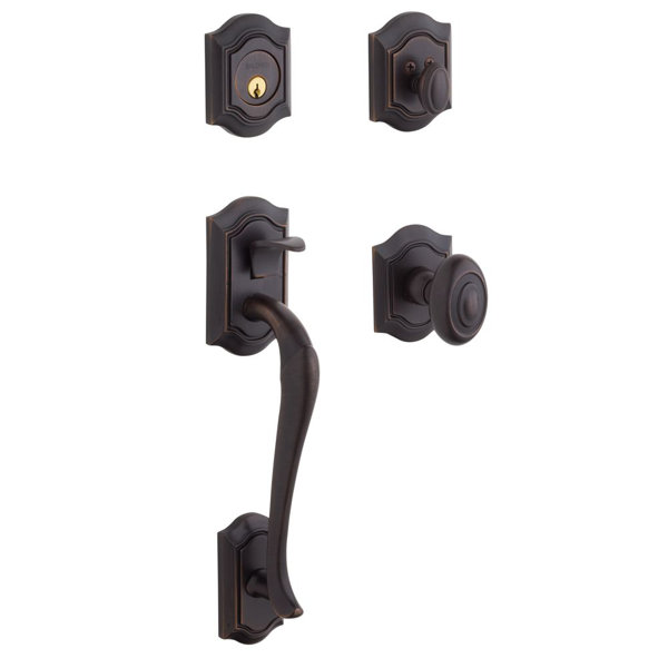 Bethpage Handleset with Bethpage Interior Knob by Baldwin