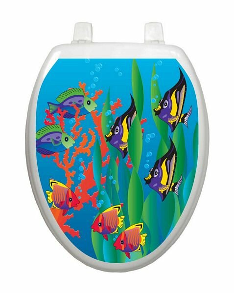 Youth Under The Sea Toilet Seat Decal by Toilet Tattoos