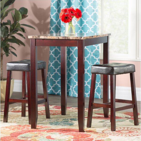 Daisy 3 Piece Counter Height Pub Table Set by Andover Mills