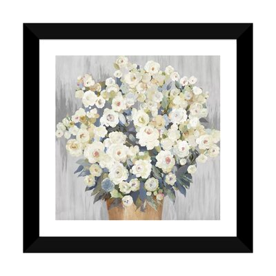 Budding Blossoms by Allison Pearce - Painting Print East Urban Home Format: Black Framed Paper, Matte Color: White, Size: 24
