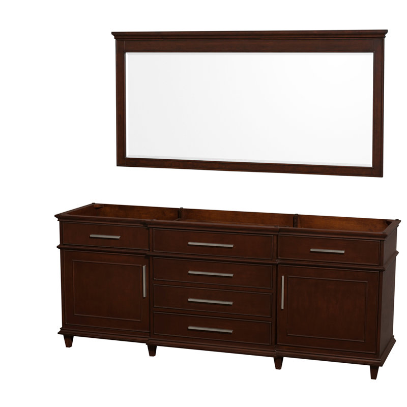 Vanity Base Bathroom wyndham collection berkeley 79" double bathroom vanity base | wayfair Vanity Base Bathroom wyndham collection berkeley 79" double bathroom vanity base | wayfair