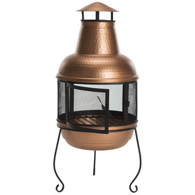 Ophelia and Co. Gemmenne Cast Iron Wood Burning Chiminea