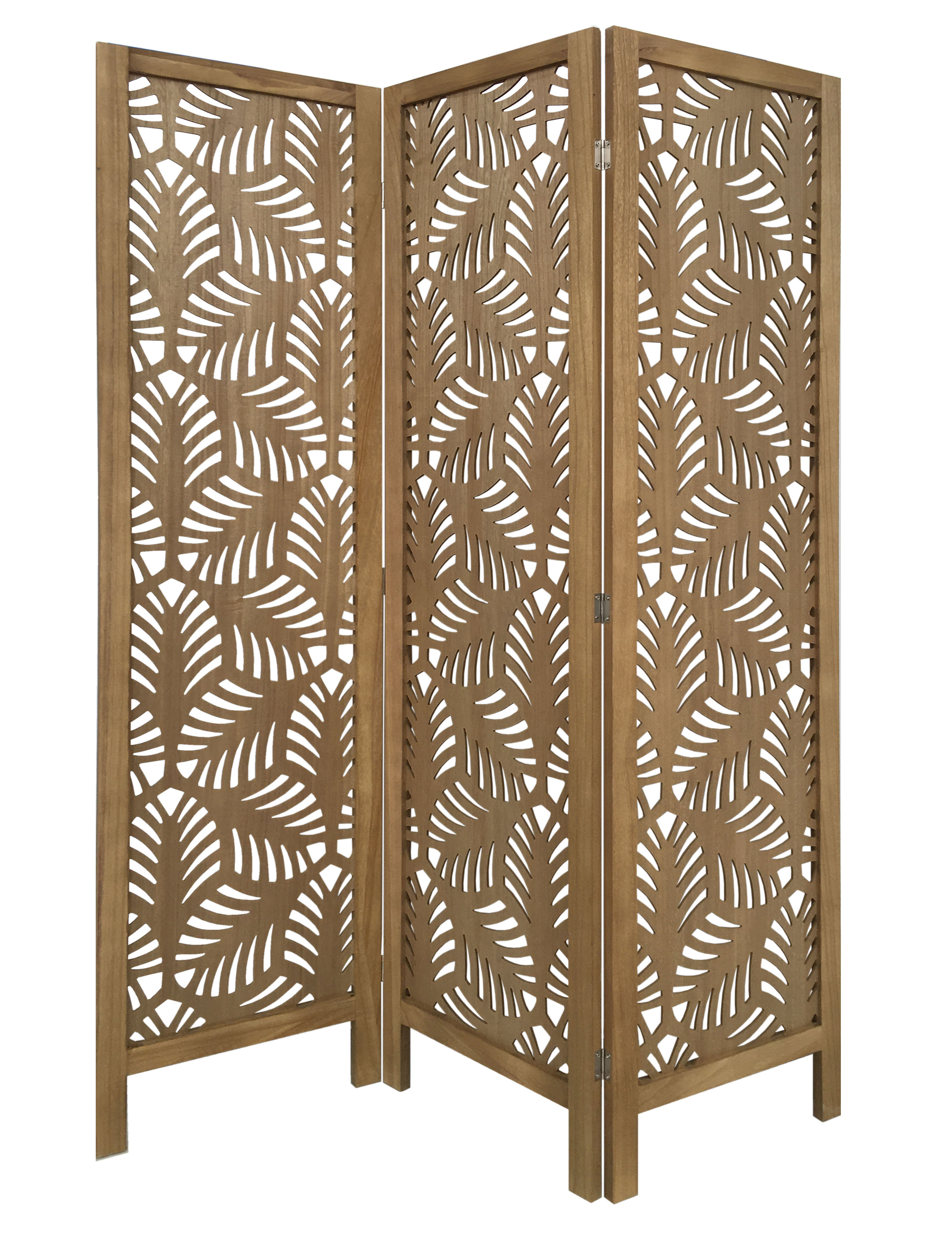 large room dividers on Bayou Breeze Leist 48 W X 67 H 3 Panel Solid Wood Folding Room Divider Wayfair