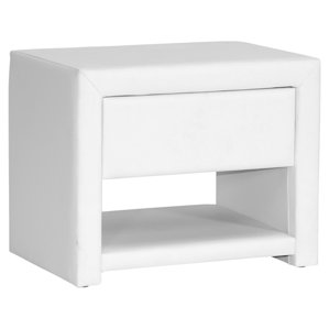 Baxton Studio Massey Nightstand in White by Wholesale Interiors