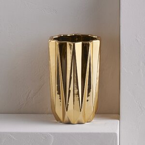 Buy Gold Cylinder Table Vase!