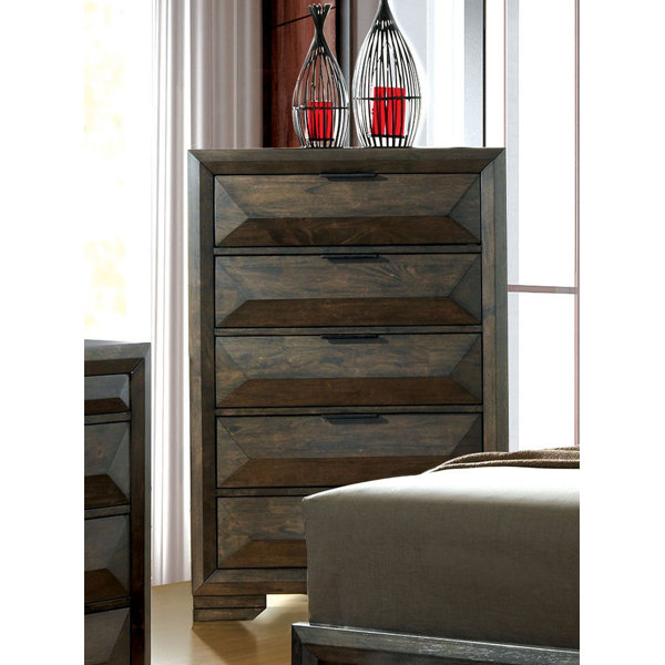 Best Choices Bender Contemporary 5 Drawer Chest By Union Rustic Cool