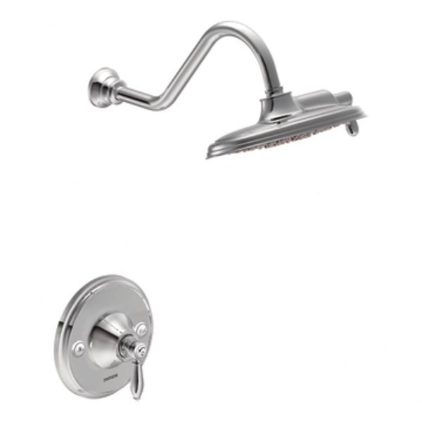 Weymouth Posi-Temp Pressure Balance Shower Faucet Trim with Lever Handle by Moen
