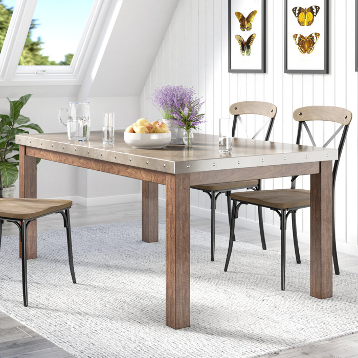 Stainless Steel Top Dining Table Stainless Steel Top Dining Table