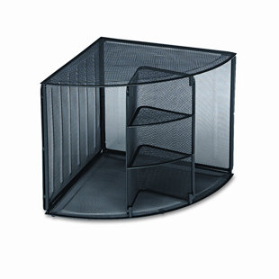 Best Mesh Corner Desktop Shelf by Rolodex Corporation Office Furniture Mesh Corner Desktop Shelf by Rolodex Corporation Office Furniture
