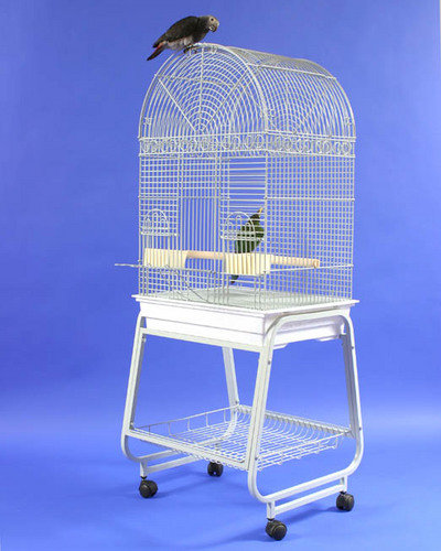 Features Cage Dimensions 29 5 L X 21 5 W X 36 H Overall Height With Stand 63 3 4 Wire Spacing 9 Gauge W Large Bird Cages Bird Cage Wrought Iron