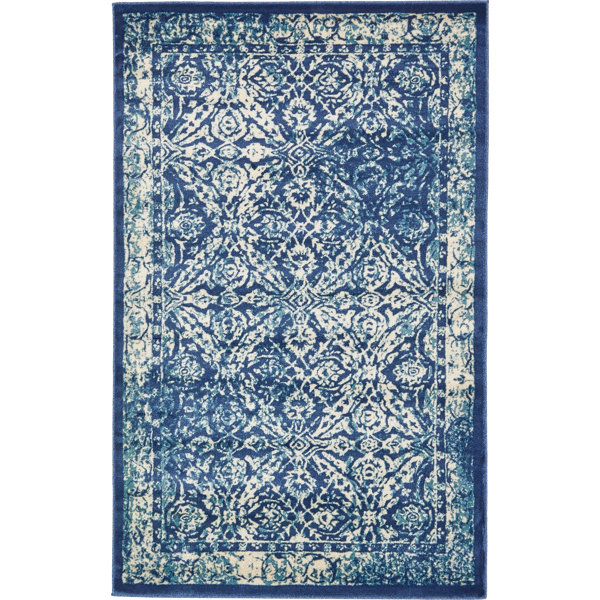 Jae Blue Indoor Area Rug by Bloomsbury Market