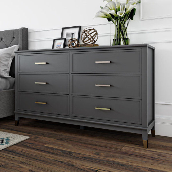 Modern Westerleigh 6 Drawer Double Dresser By CosmoLiving By Cosmopolitan 2019 Online