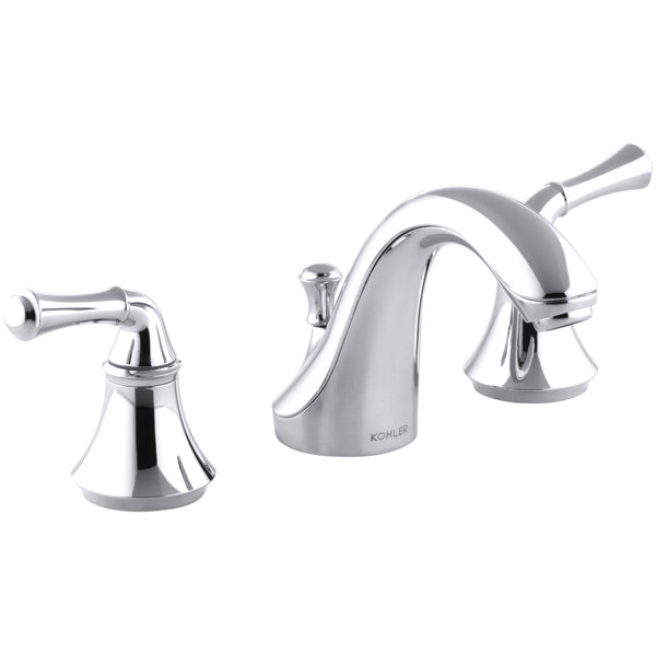 Forté Widespread Bathroom Faucet with Drain Assembly by Kohler