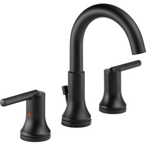 Trinsicu00ae Bathroom Widespread Double Handle Bathroom Faucet with Drain Assembly and Diamond Seal Technology