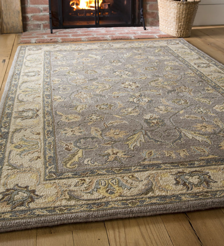 Mclean Hand Tufted Wool Gray Ivory Area Rug Reviews Birch Lane Mclean Hand Tufted Wool Gray Ivory Area Rug