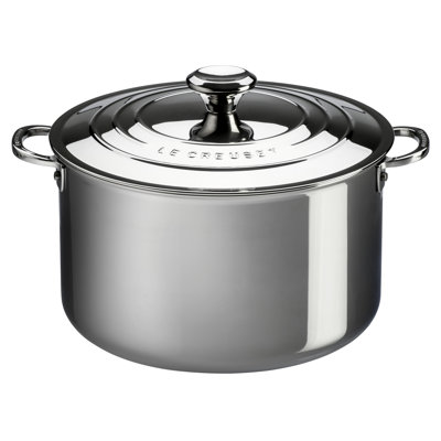 Le Creuset Stainless Steel Stockpot with Lid Le Creuset