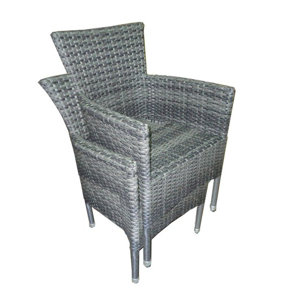 Grey Wicker Chairs grey rattan dining chairs | wayfair.co.uk Grey Wicker Chairs grey rattan dining chairs | wayfair.co.uk