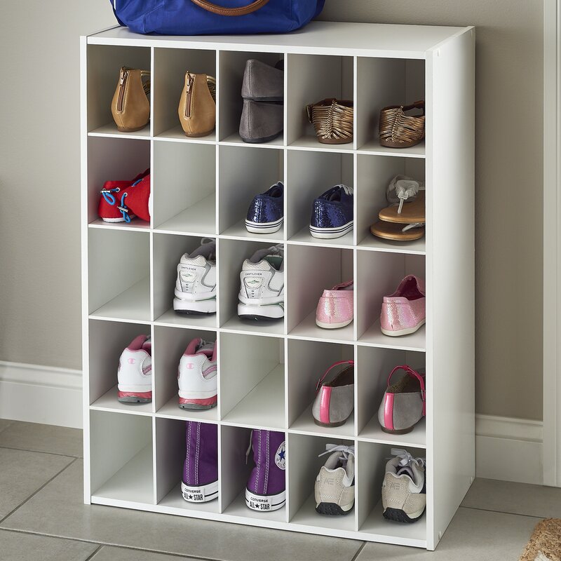 ClosetMaid 25-Compartment 25 Pair Shoe Rack & Reviews | Wayfair