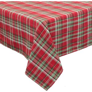 Holiday Tartan Christmas Tablecloth