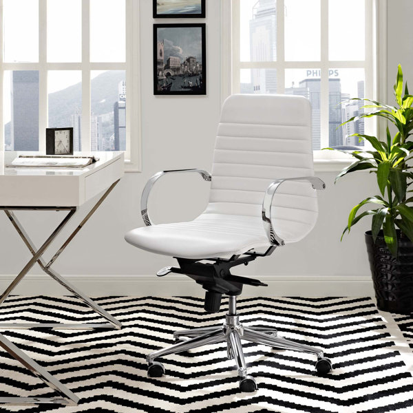 Gwaltney Ribbed Back Ergonomic Office Chair by Orren Ellis