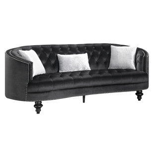 Tufted Nail Head Sofa Wayfair Van Buren Nail Head Trim Sofa