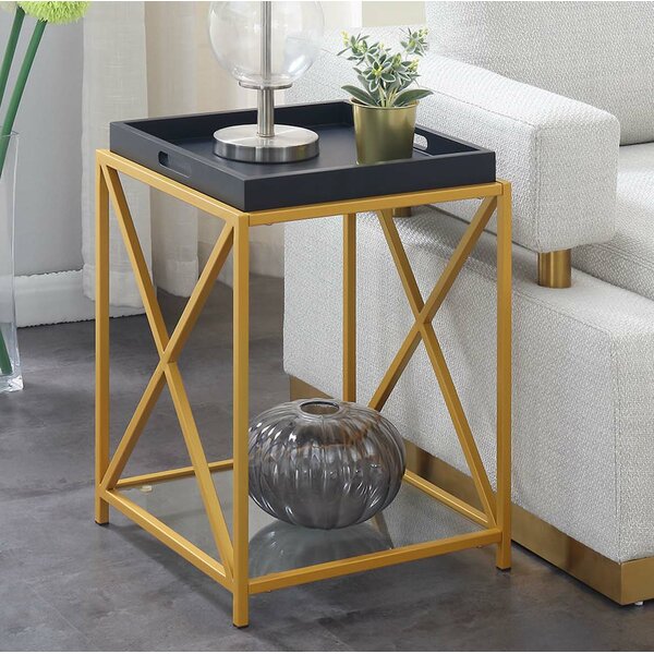 Gaspard Tray Table By Everly Quinn