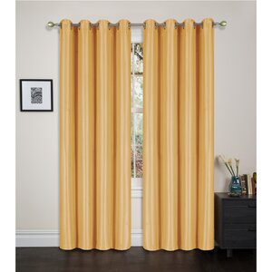 Southview Solid Blackout Thermal Grommet Single Curtain Panel
