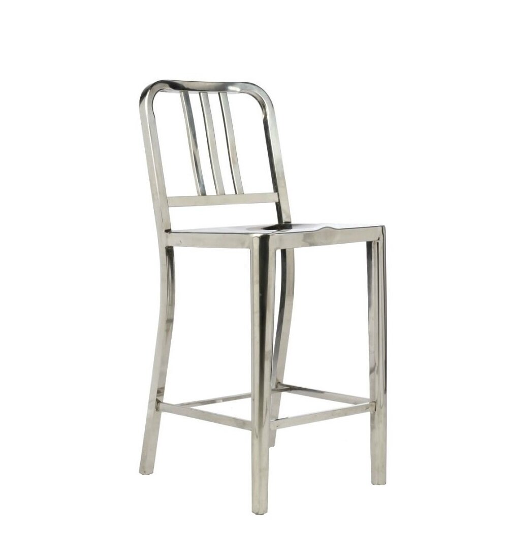 Williston Forge Osceola Stainless Steel 30 Bar Stool Wayfair