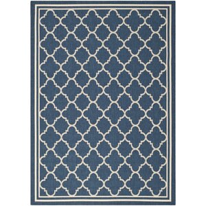 Octavius Navy/Beige Outdoor Area Rug