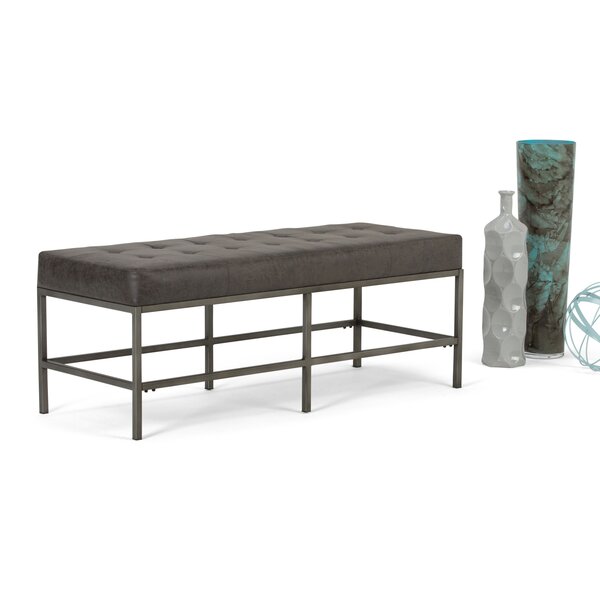 Spurling Faux Leather Bench By Trent Austin Design