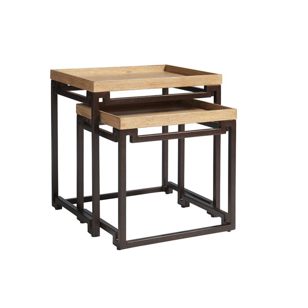 Los Altos 2 Piece Nesting Tables By Tommy Bahama Home Sale