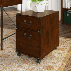 Ironworks 2-Drawer Pedestal Mobile Vertical File