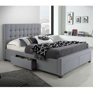 Storage Bed No Headboard Wayfair Metzinger Upholstered Storage Platform Bed