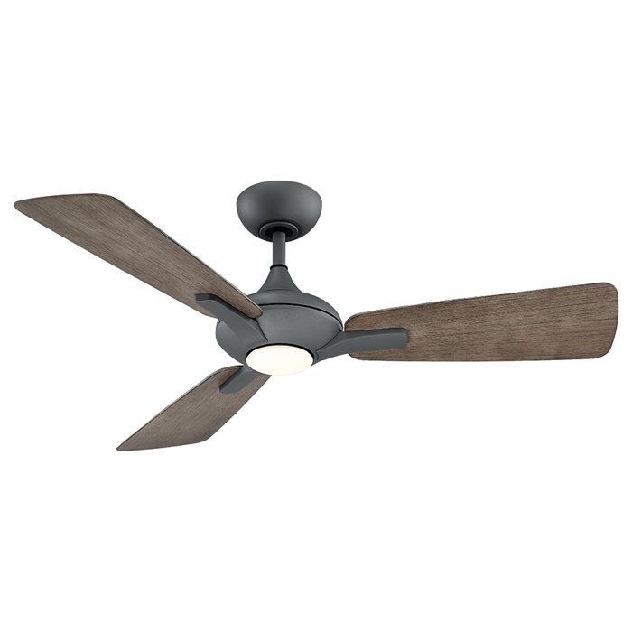 52 Mykonos 3 Blade Outdoor Led Smart Ceiling Fan Light Kit Included