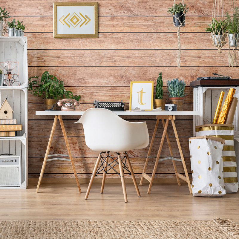Gracie Oaks Delano Shiplap Removable Peel And Stick Wallpaper