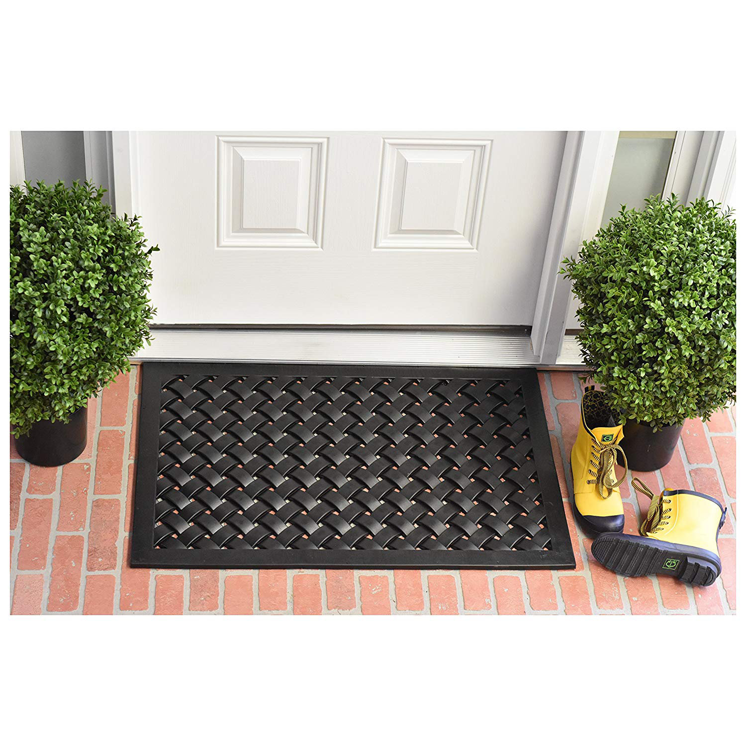 Hampton Weave Non Slip Outdoor Door Mat Reviews Joss Main