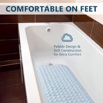 Extra Long Bath Tub Non Slip Safety Skid Shower Protection Mat Washable Bath US