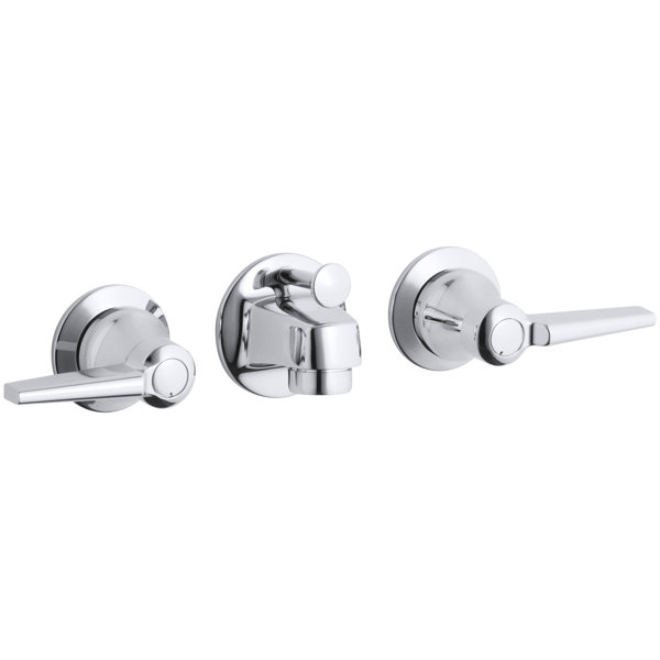 Triton Wall mounted Bathroom Faucet with Drain Assembly by Kohler