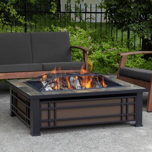 Hamilton Steel Wood Burning Fire Pit table