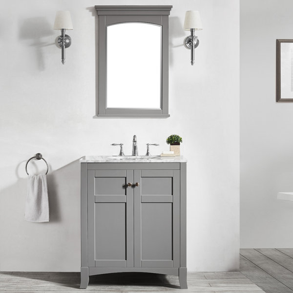 Manningtree 30 Single Vanity Set with Mirror by Hi