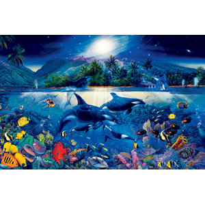 Ideal Decor Majestic Kingdom Wall Mural