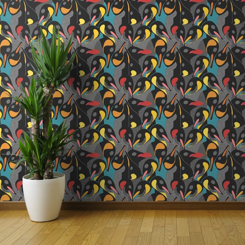 Ebern Designs Burstyn Removable Wallpaper | Wayfair