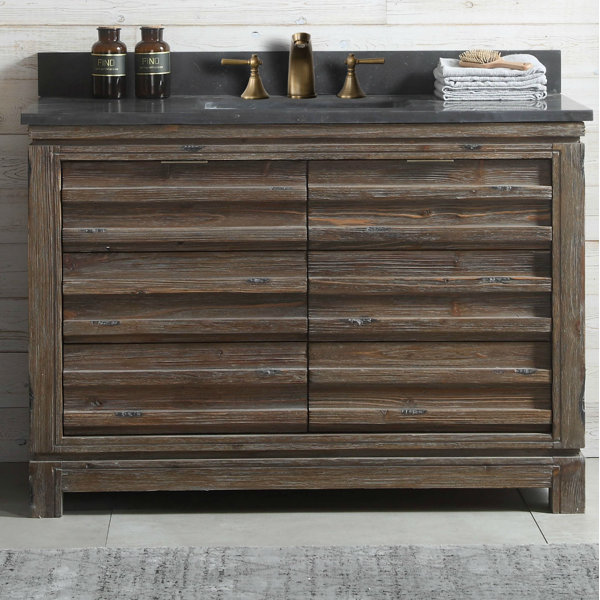 Elnora Wood 48'' Single Bathroom Vanity Set by Union Rustic