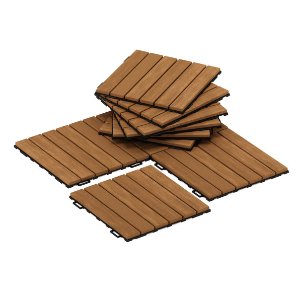 Decking Boards Tiles Joists 50x Solid Hardwood Interlocking