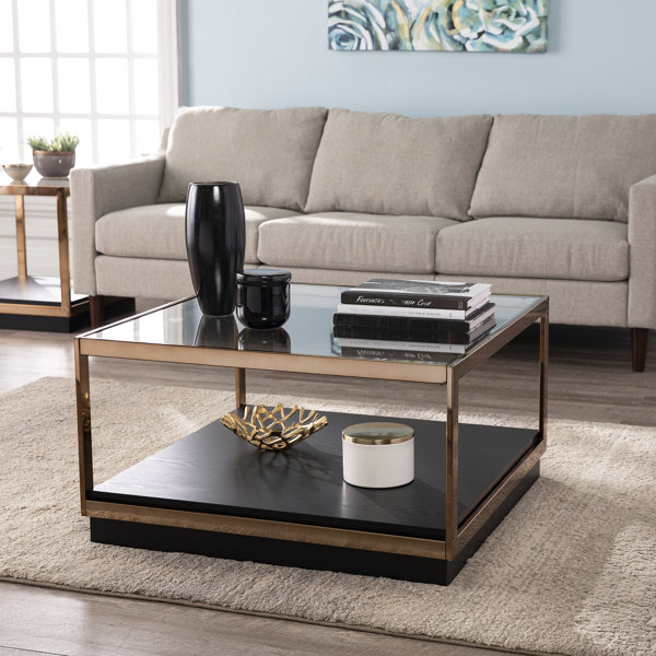 Lexina Frame Coffee Table With Storage By Mercer41
