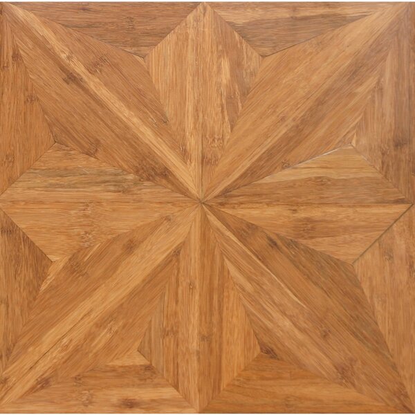 Renaissance Parquet Engineered 15.75 x 15.75 Bamboo Wood Tile by Islander Flooring