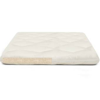 Alwyn Home Chemical Free 2 Wool Mattress Topper Reviews Wayfair