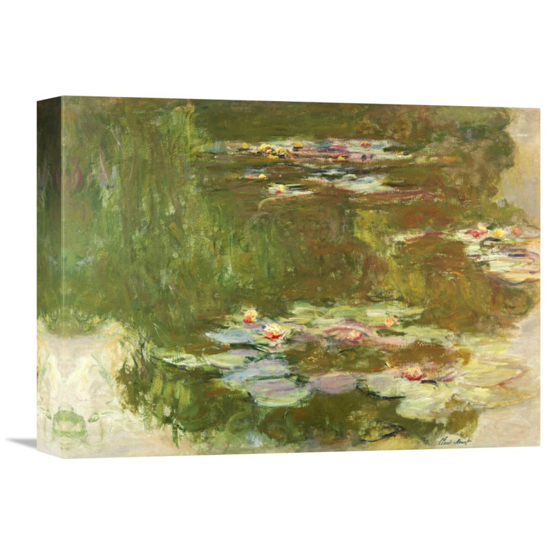 Global Gallery Lily Pond By Claude Monet Painting Print On