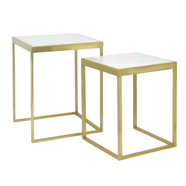 Harwood 2 Piece Nesting Tables By Mercer41