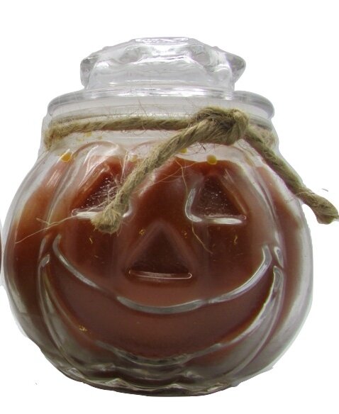 Jack O Lantern Pumpkin Pie Candle by Star Hollow Candle Company